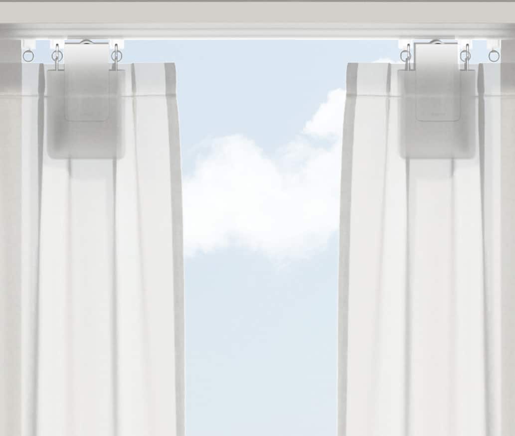 Aqara Curtain Driver E1 monteret på gardin