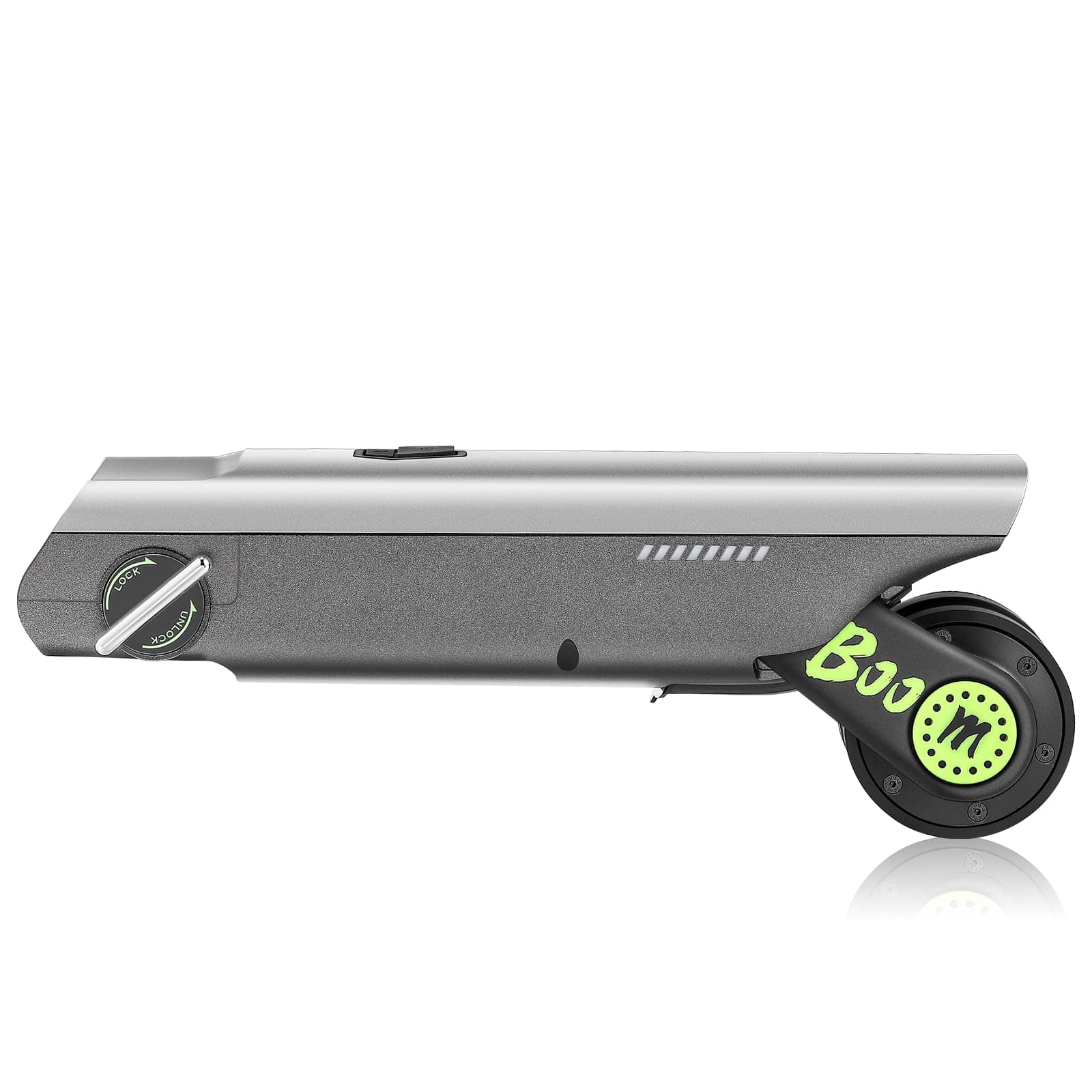 P.Wheel PW-001S cykelassistent monteret ved baghjulet — officielt modelbillede